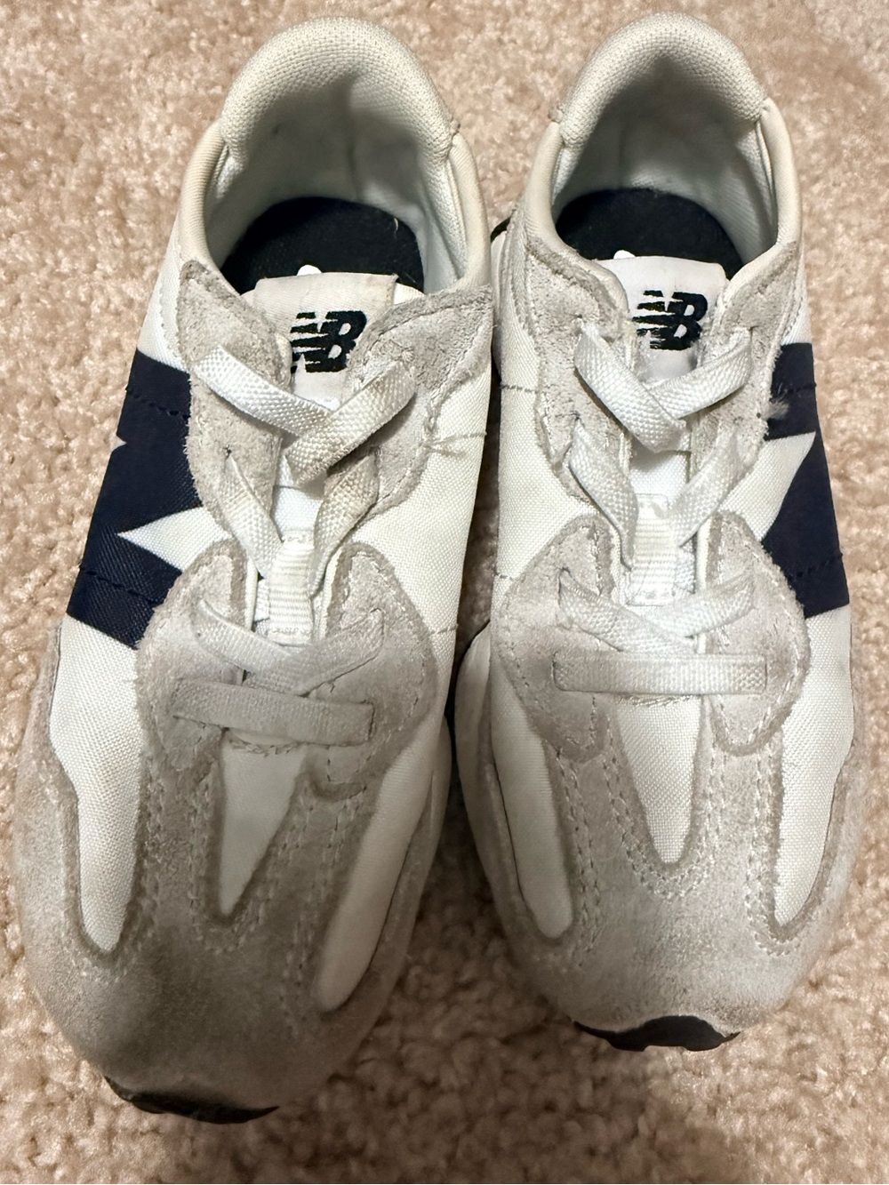 New Balance Kids White & Black  Retro Runner